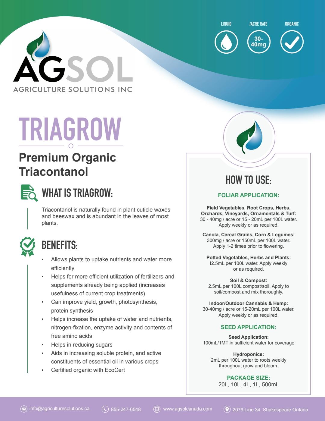 TriaGrow (0.5% Triacontanol)